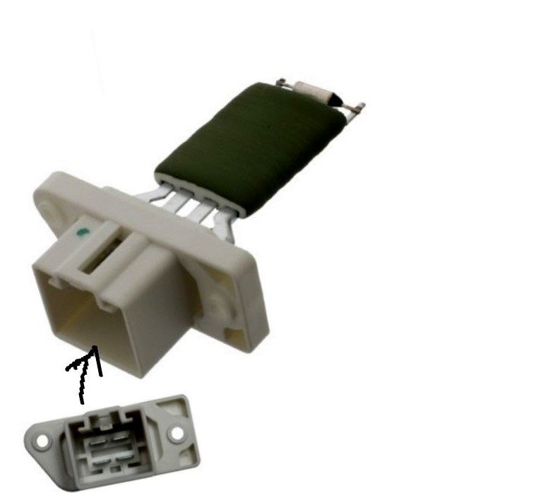 Résistance pulseur air pour Ford Focus Mk2 idéale pour réparer la ventilation