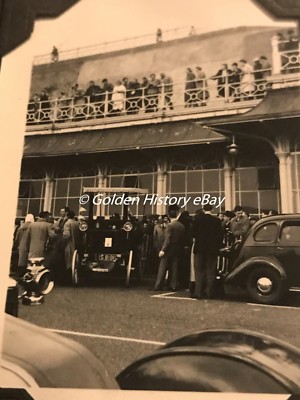 VINTAGE 1895 PANHARD LEVASSOR CAR 1956 BRIGHTON VCC ORIGINAL PHOTO PHOTOGRAPH