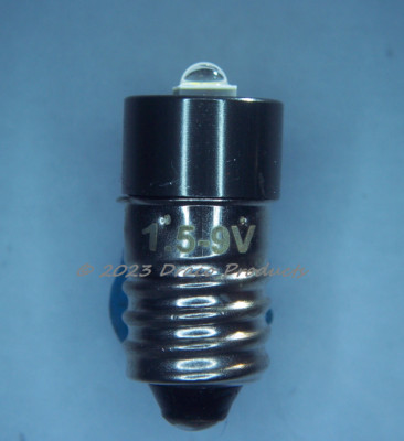 5.0W CREE - LED Upgrade MES E10 Bulb for (1 to 6) Cell Flashlights 1.5-9V