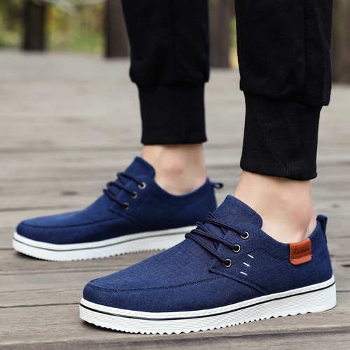 Casual Breathable Canvas Shoes Lace Up 