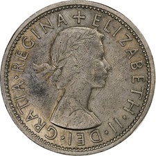 #1164776 Great Britain, Elizabeth II, Florin, Two Shillings, 1966, Copper-nic,