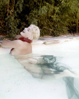 American actress and Playboy playmate June Wilkinson during a phot- Old Photo