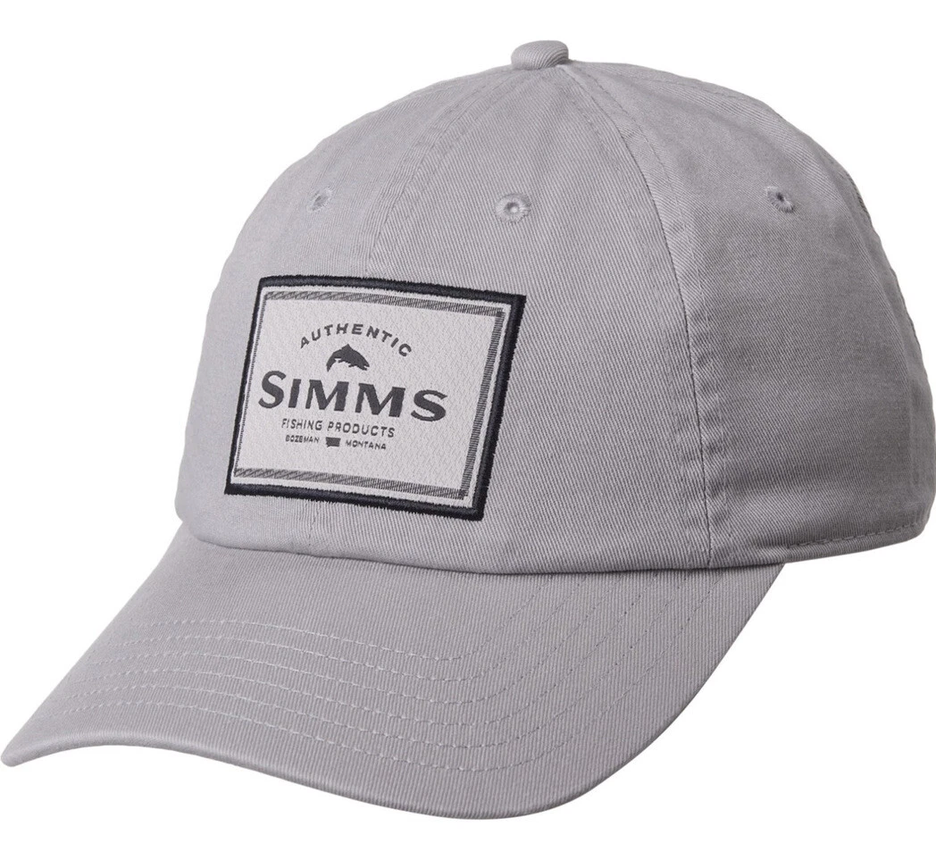 Simms Fly Fishing Single Haul Hat Cap - Sterling/Grey - NEW with Tags!