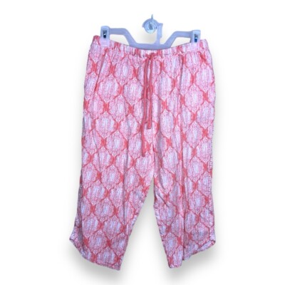 SMALL CAROLE HOCHMAN PEACH ORANGE WHITE BOHO - Main Image