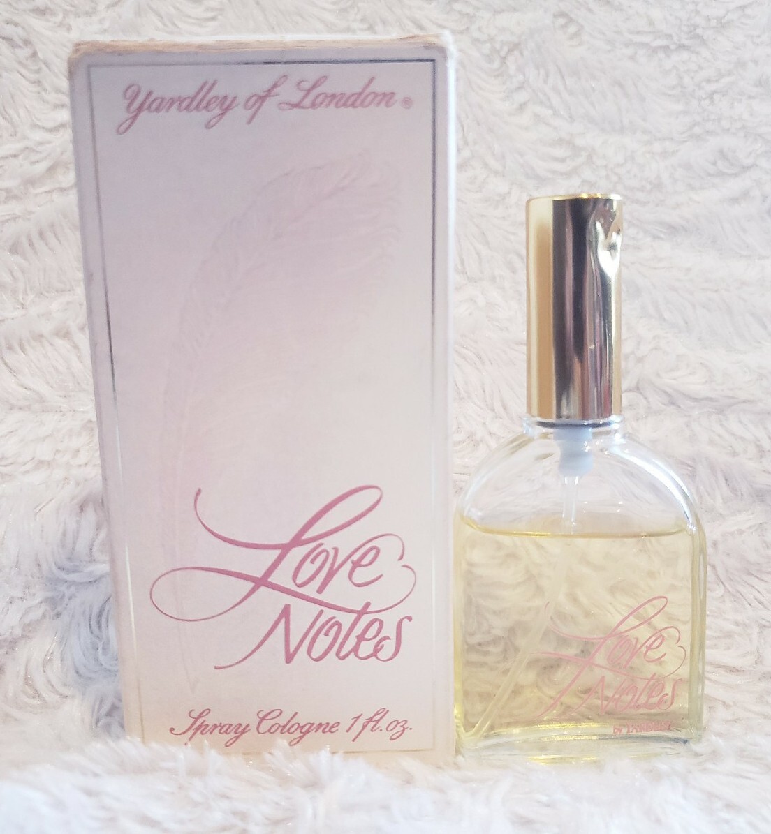 Yardley of London LOVE NOTES Spray Cologne 1 fl oz rare fragrance