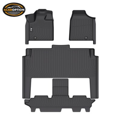 Fit 08-20 Grand Caravan 08-16 Town & Country 3D TPE All Weather Floor Mats Liner