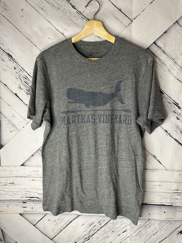 Martha's Vineyard Gear for Sports Graphic Gray T shirt S - 第 1/6 張圖片