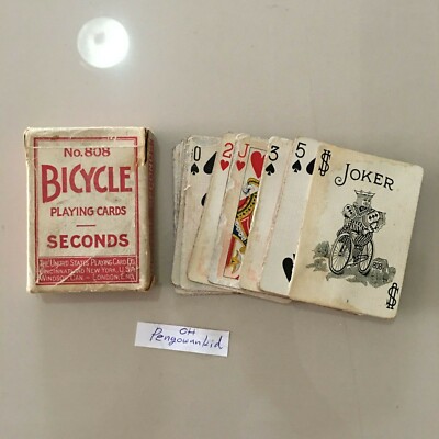 old rare No.808 Bicycle playing cards Complete 52 Cards | eBay