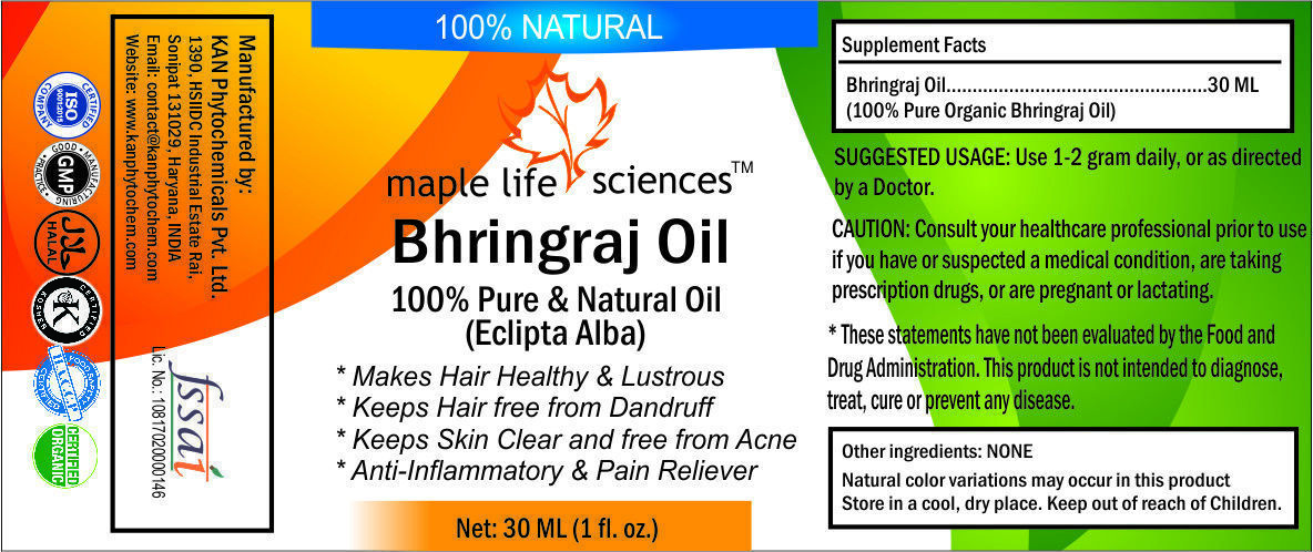 Bhringraj Oil 100% Pure & Natural Oil Eclipta Alba Pure & High Quality 