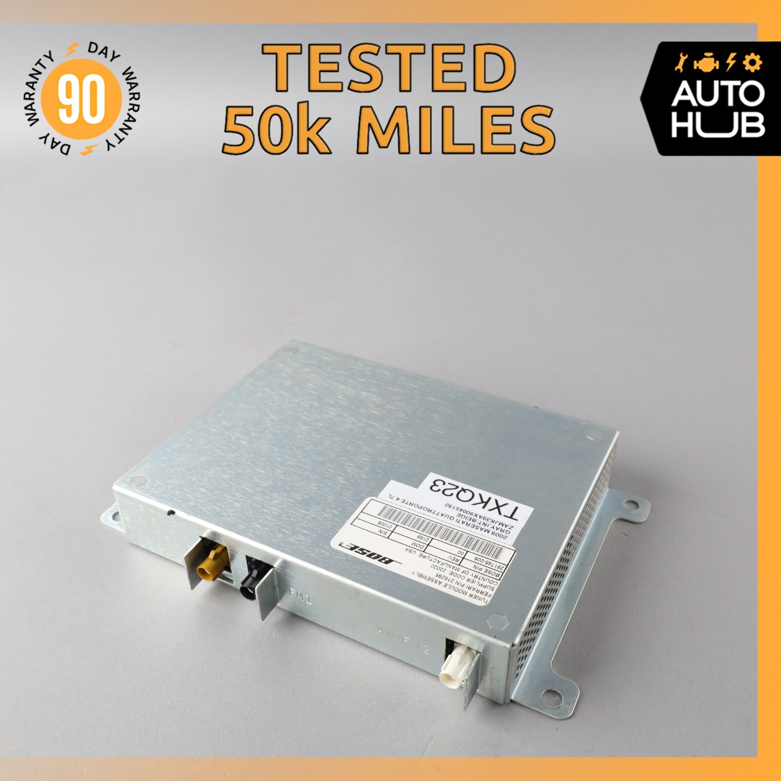 09-13 Maserati Quattroporte M139 Audio Tuner Controle Module Bose 218295 OEM 50k