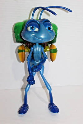 Vintage Disney Pixar a Bugs Life Flik 13'' Tall Big Talking Toy Figure Tested