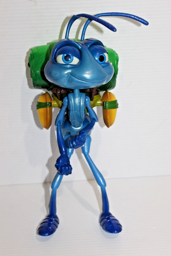 Vintage Disney Pixar a Bugs Life Flik 13" Tall Big Talking Toy Figure Tested - 第 1/5 張圖片