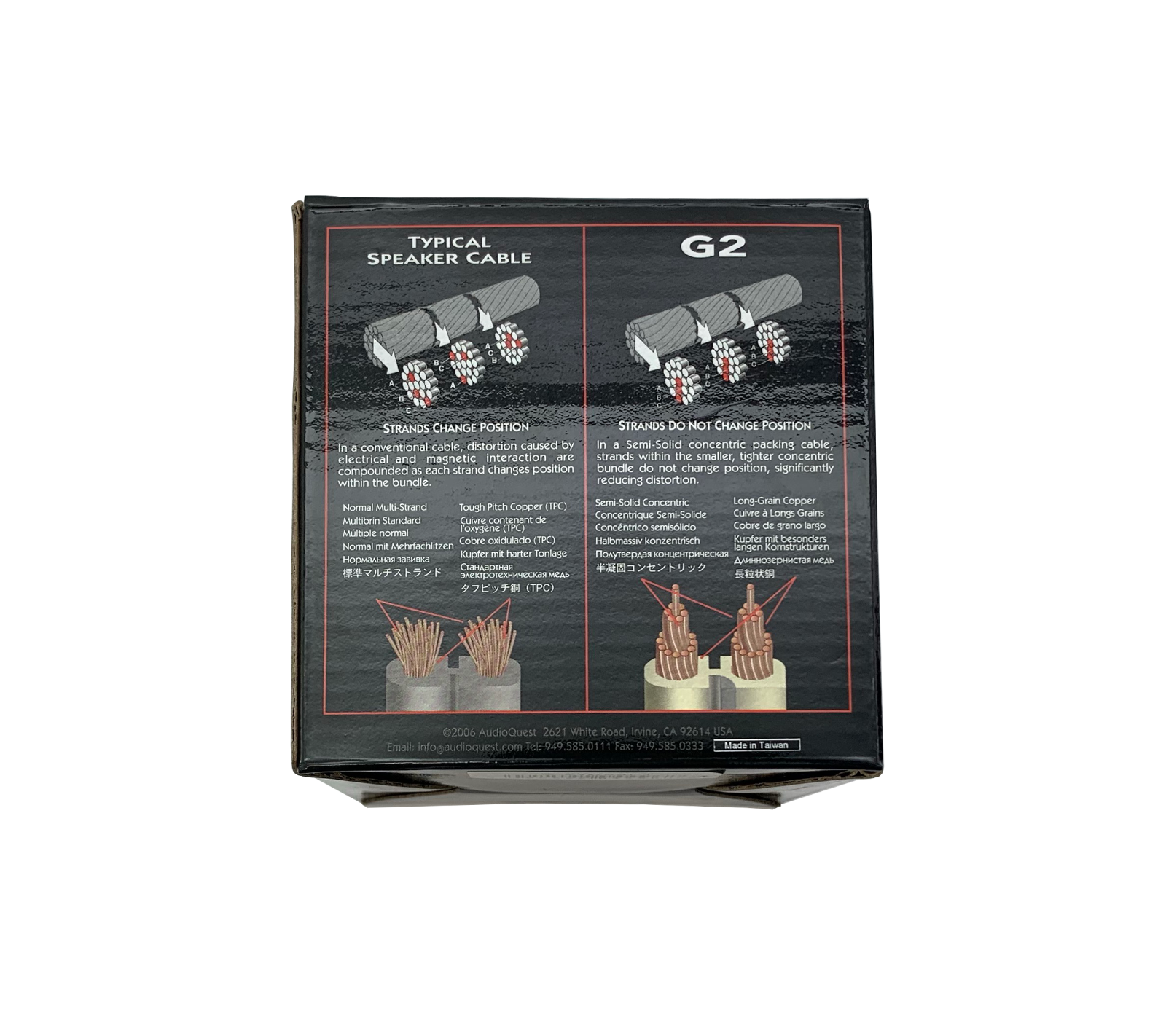 AudioQuest G2 Speaker Wire Pre Packaged eBay