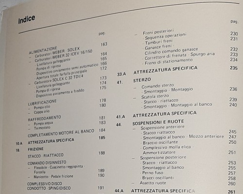 Manuale di Assistenza Tecnica Originale per Fiat 127- 127 Sport 75HP - Foto 5 di 7