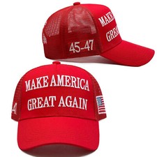 MAGA Hat Make America Great Again Red Hat Don...