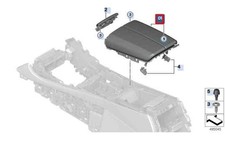 BMW X6 G06 Mittelkonsole Armlehne 51169399782 NEU ORIGINAL