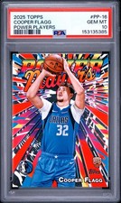 2025-26 Topps Cooper Flagg Power Players Rookie RC #PP-16 PSA 10 Gem Mint