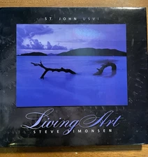 St. John U.S.V.I. Living Art Simonsen 2003 SIGNED Caribbean Photography 2nd Ed.