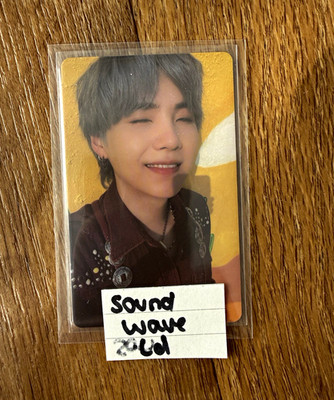 BTS Butter Suga Yoongi Photocard Sound Wave lucky draw original