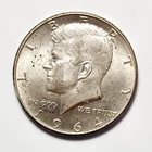 1964 Kennedy 90% silver half dollar