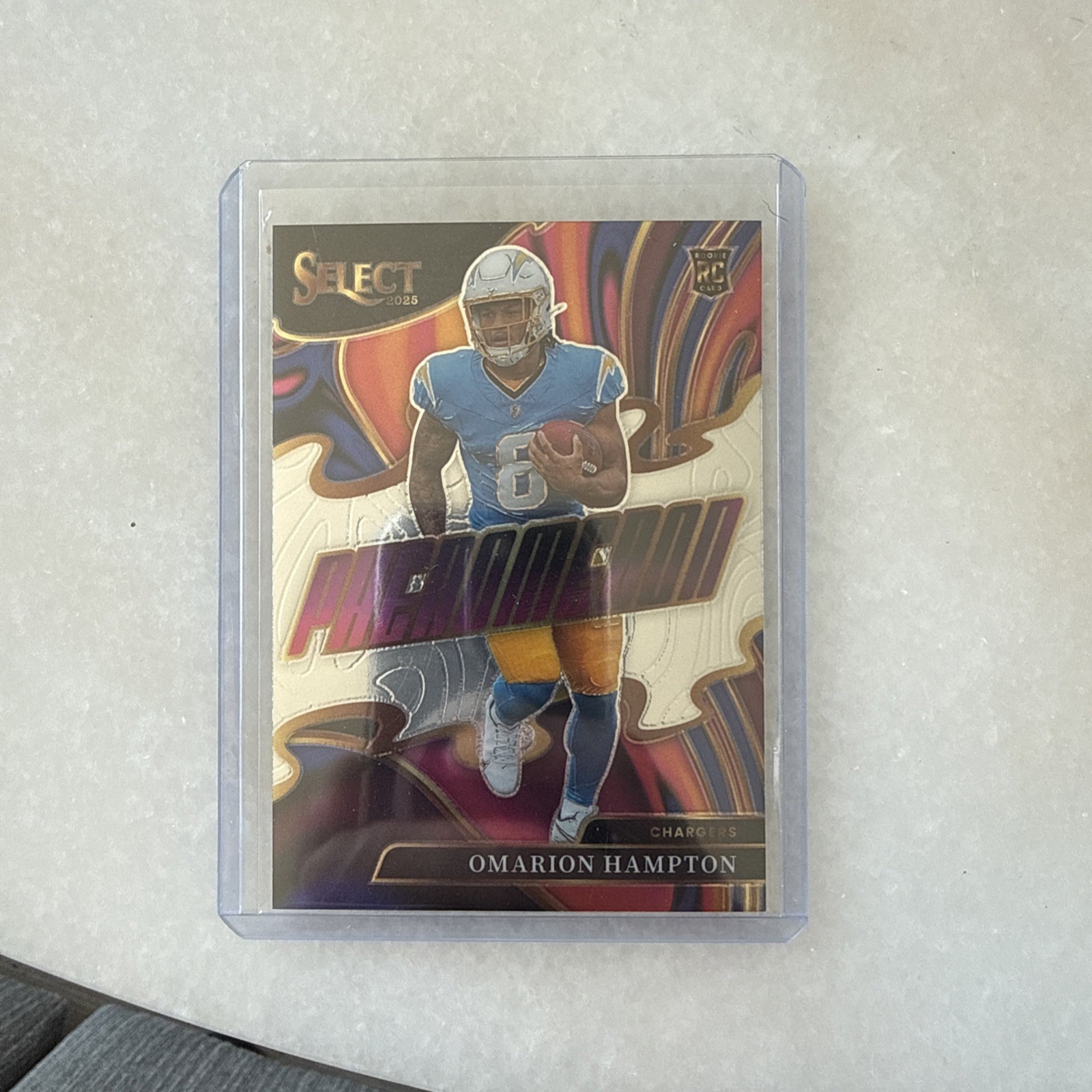 2025 Panini Select - Phenomenon Omarion Hampton #15 (RC)