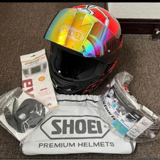 SHOEI X-Fourteen Marquez4 Full Face Helmet L:59-60cm mirror shield From Japan
