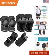 Knee Pads Elbow Pads Wrist Guards Set for Inline Skating, Skateboarding, Roll...
