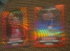 2024-25 Panini Swirl Prizm Monopoly Basketball. LEG8 Patrick Ewing. LEG7 Rodman.