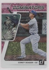 2021 Panini Donruss Dominators Pink Fireworks Corey Seager #DOM12 07rd