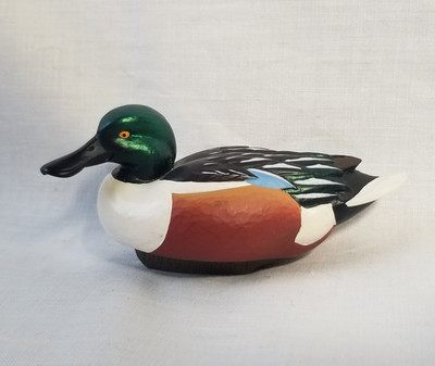 2016 Ducks Unlimited NORTHERN SHOVELER Jett Brunet Miniature Rare Decoy Figurine