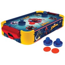 Marvel Spider-Man Hockey Table for   Wooden Spiderman Tabletop Game with Puck...