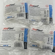 Lot Of 4 SetFast Self Adjusting Toilet Bolts No Cut 5/16" x 2-1/4" Part 42443