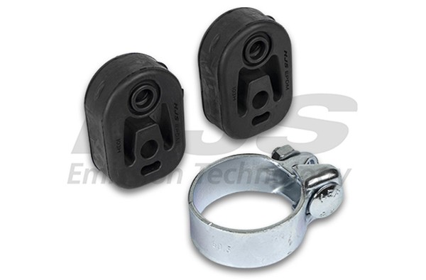 HJS Montagesatz Abgasanlage 82 13 9022 EndschalldäMpfer FüR Mercedes Klasse W203-image
