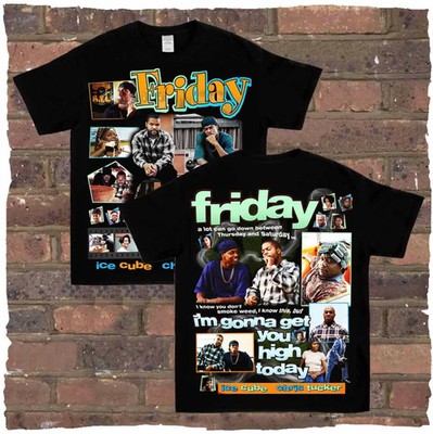 Friday    2sides  tshirt, 2 sides vintage tshirt
