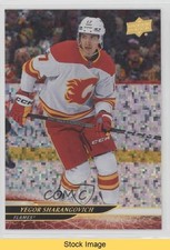 2024 Upper Deck Series 1 Speckled Rainbow Foil Yegor Sharangovich #33 READ 1e06