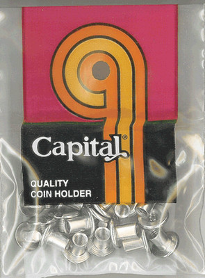 Capital Plastics Metal Screw & Post Replacement Set for 2'' x 2'' Holders Dozen