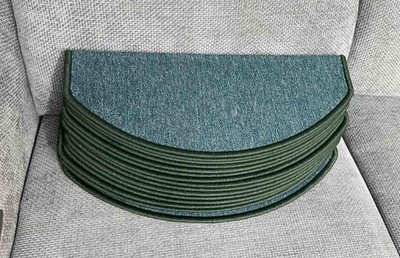 Brandneu grün selbstklebend handgetuftete Teppich Treppenstufen (15er Set)