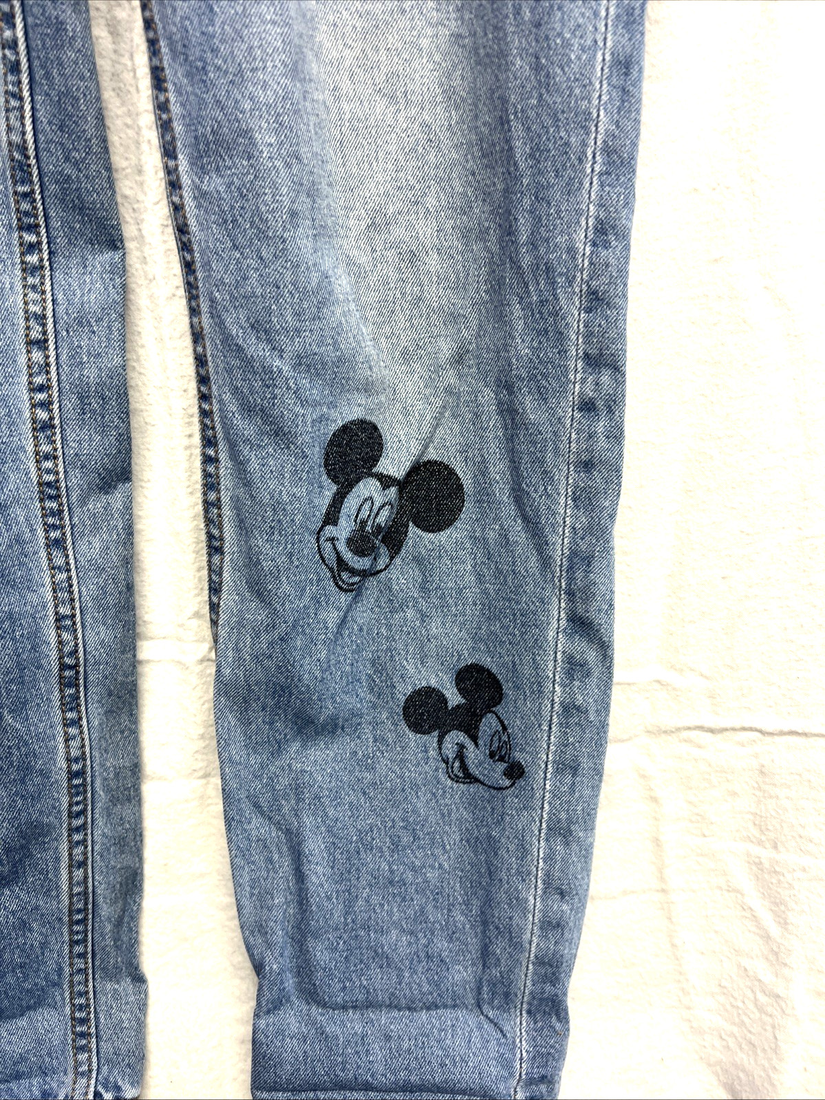 Disney Mickey Mouse Divided H&M Jeans Women’s 8 Mom High Ankle SHIPS FREE thumbnail 3
