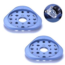 2 Pieces 360 Degree Rotating Propanes Cylinder Base Secure Brake Systems