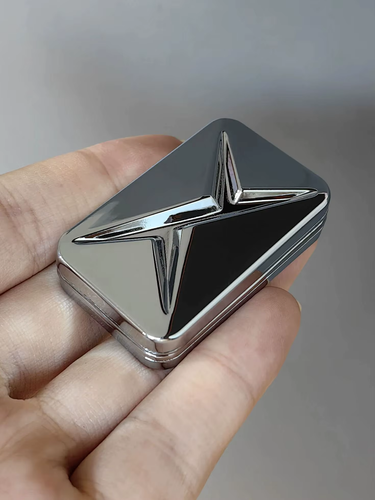 Push Card Fidget Slider Giocattolo Antistress, ADHD Magnetico Fidget Slider Metal Fidget Toys, edc Giocattoli Sensoriali per Autismo, Ansia Giocattoli Antistress Divertenti Giocattoli da Ufficio