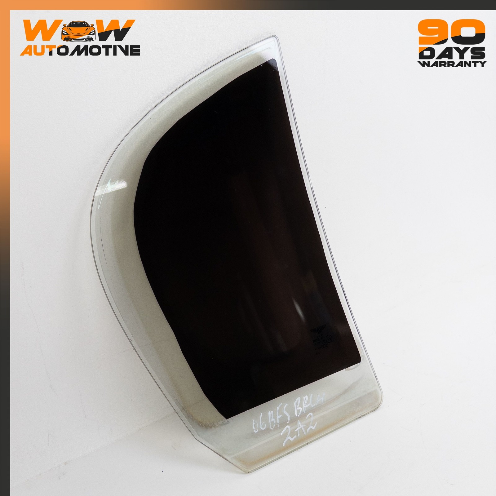 06-13 BENTLEY CONTINENTAL FLYING SPUR REAR LEFT QUARTER DOOR WINDOW GLASS OEM