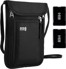 Porta Passaporto Da Collo, Portadocumenti Da Collo, Porta Documenti Viaggioo, Pp