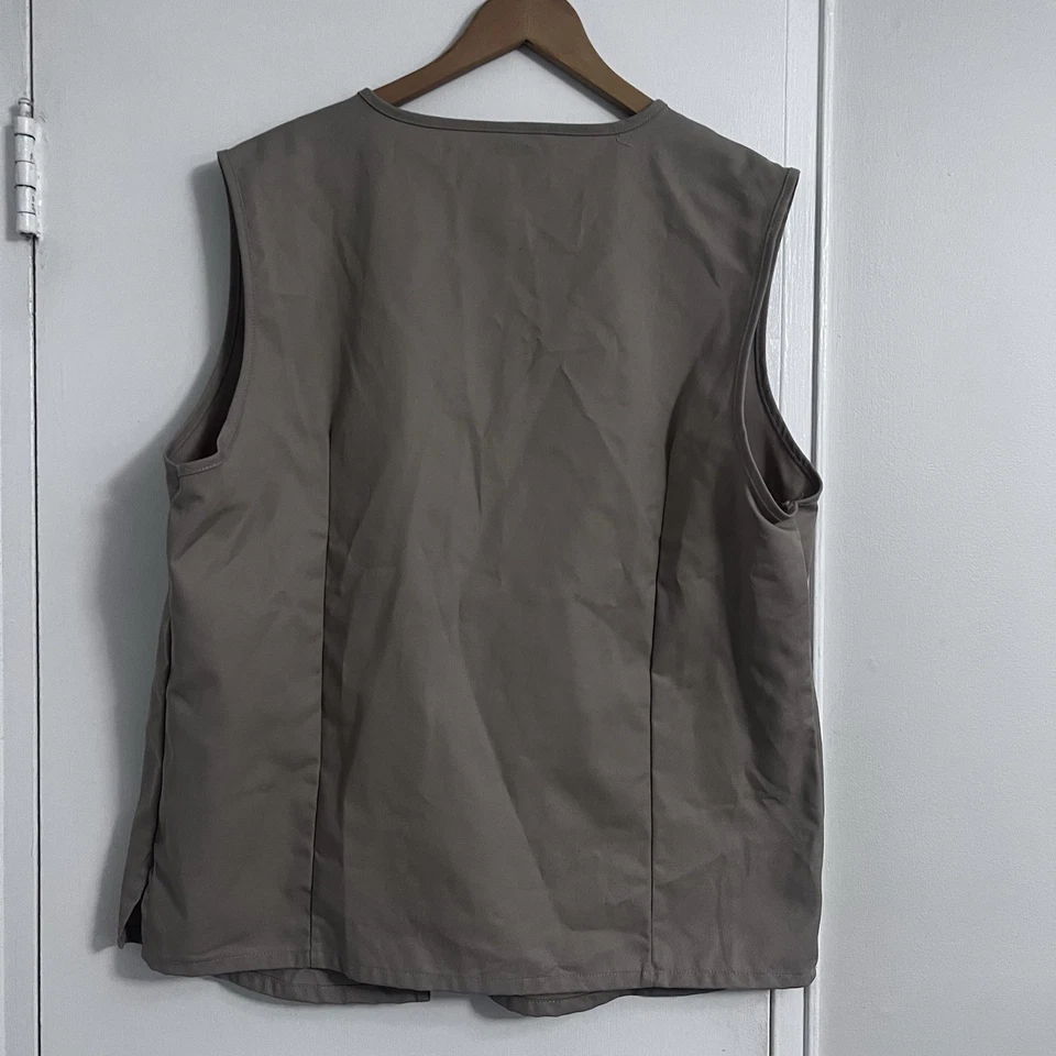 GIRL SCOUTS Cadette Vest Uniform- Size XL - TAN - Image 2 of 4
