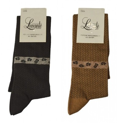 EIN PAAR LEVANTE Herren Langsocken Kniestrümpfe Baumwollmischung Art.SAFARIL
