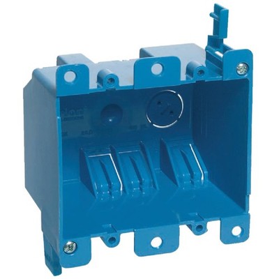 Carlon 2-Gang PVC Molded Old Work Box B225RUPC Carlon B225RUPC 034481006152 PVC