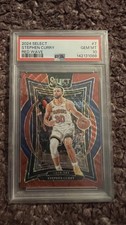 2024 Panini Select Stephen Curry Concourse Red Wave #7 PSA 10