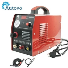 110/220V DC Inverter Plasma Cutter, 5/8" Clean/3/4" Severance Cut, 50A Non-Touch