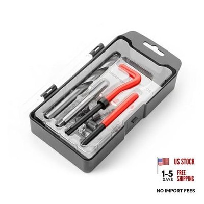 Helicoil Thread Repair Kit, Metric and SAE Repair Tools with HSS Drill Bit M10