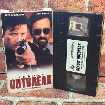 Deadly Outbreak VHS Used 1995 Jeff Speakman Ron Silver Action Thriller Live