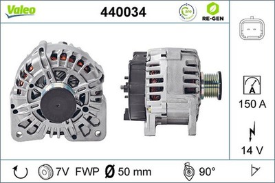 Lichtmaschine Generator Lima VALEO RE-GEN - AT 440034 +72.05  Pfand für ESPACE 4
